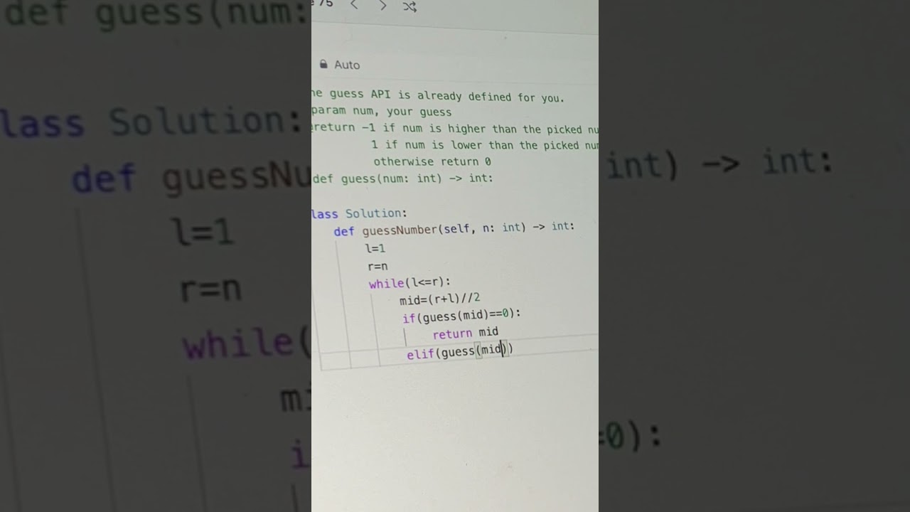 Day 274 : #leetcode #374 | #300daysofcode  #algorithms #problemsolving #codingtutorial #java #dsa