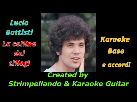 Battisti  La collina dei ciliegi Base con Accordi  (Fair Use)