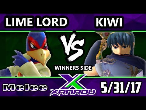 S@X 204 - Lime Lord (Falco) Vs. Kiwi (Marth) - Smash Melee Tournament - SSBM