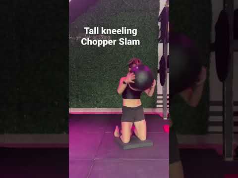 Tall kneeling Chopper Slam