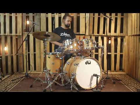DW Collector's Birch Natural Lacquer Drum Set - 22,10,12,16,5.5x14 - SO#1255593