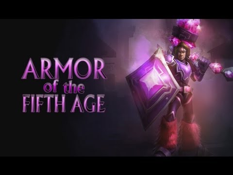 League Skins - Armor of the Fifth Age Taric (Ability Effects, Animations & Emotes)