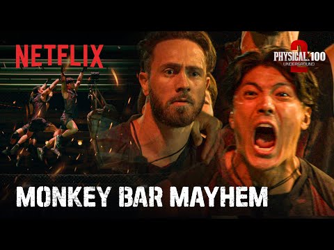 Monkey bar elimination race: only two teams will advance | Physical: 100 Season 2 [ENG SUB]