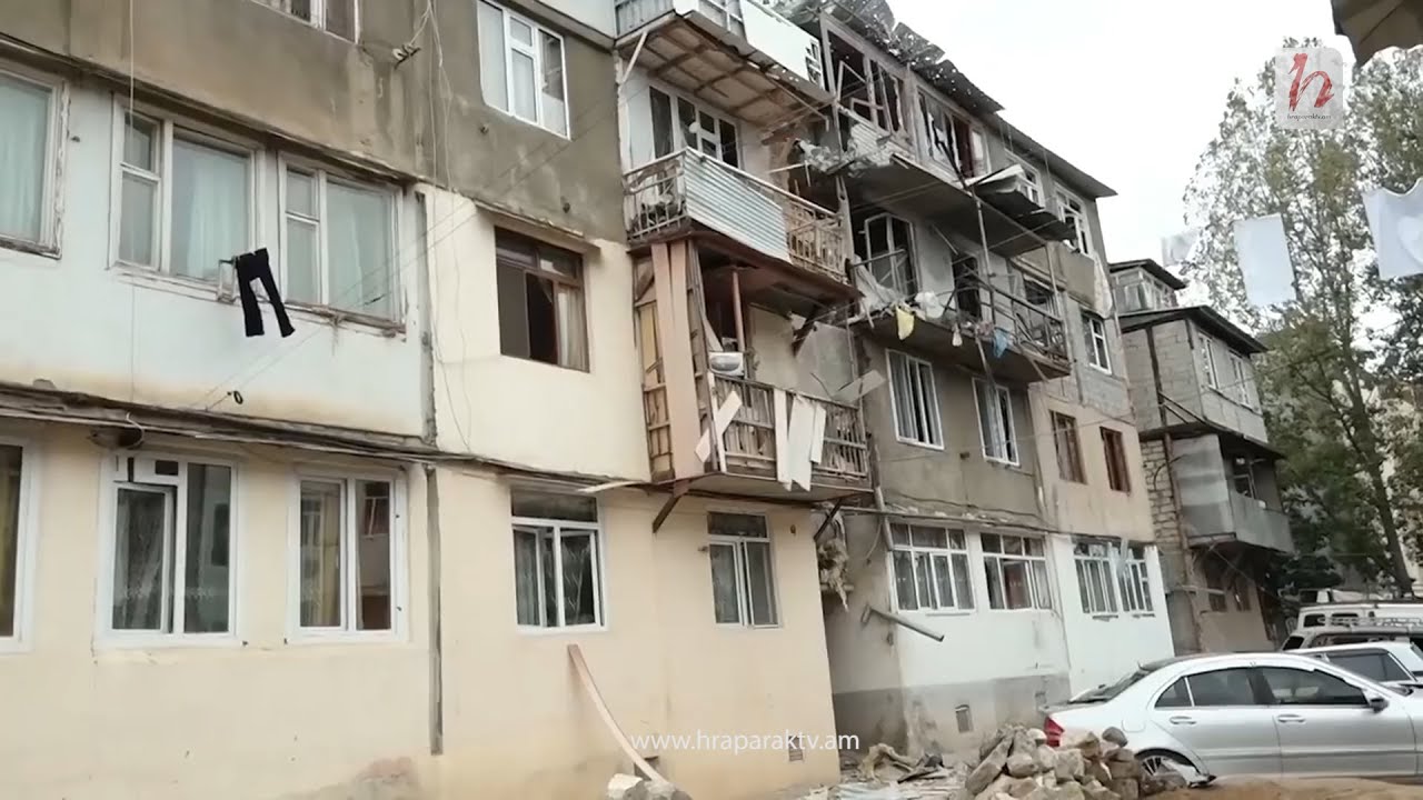 Ստեփանակերտը հրետակոծությունից հետո