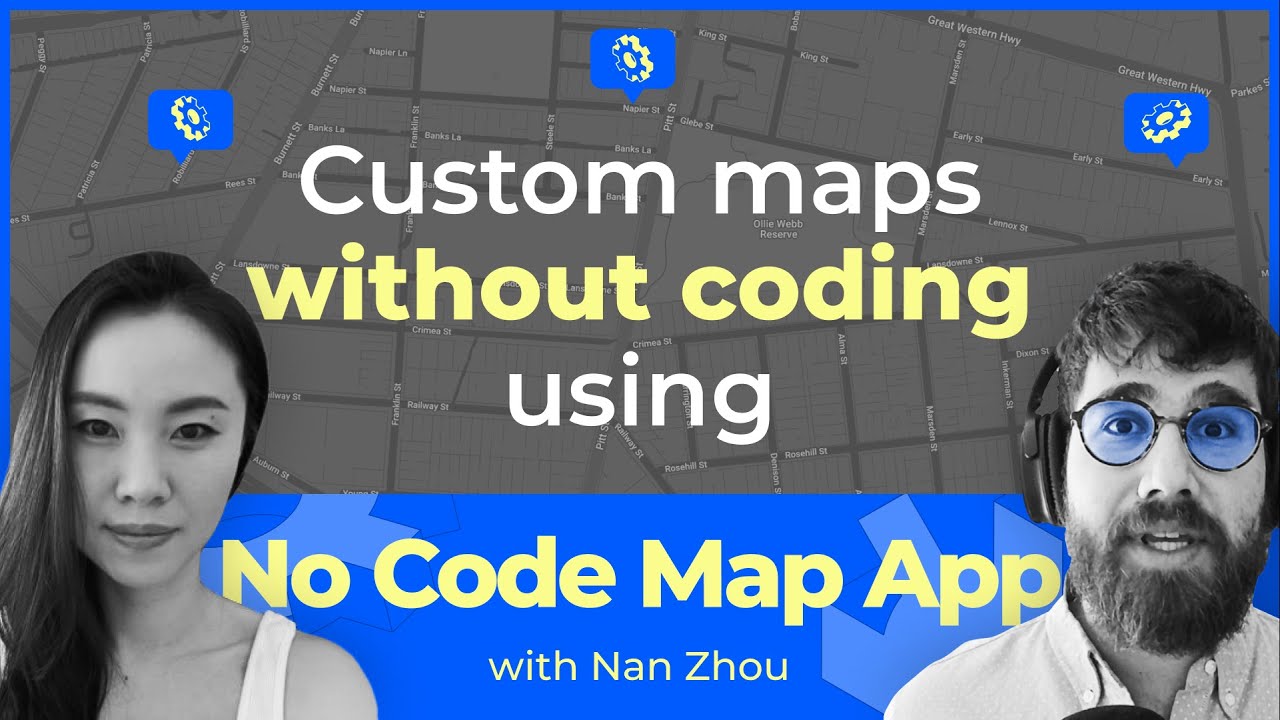 Custom maps without coding using No Code Map App