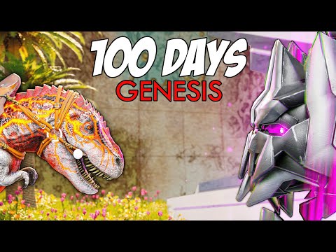 I Spent 100 Days In Ark Genesis... Here's What Happened