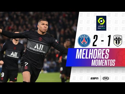 Gols e lances de PSG x Angers