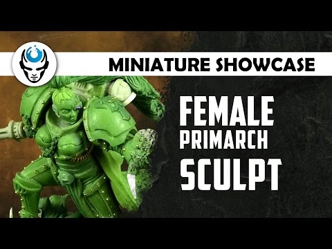 FEMALE PRIMARCH - SCULPTING SERVICE - 4K MINIATURE SHOWCASE