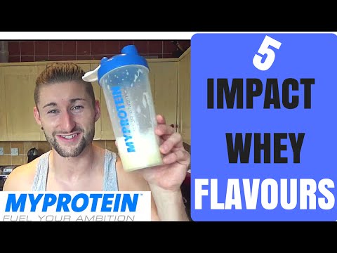 Myprotein/ impact whey protein 5 flavour taste test