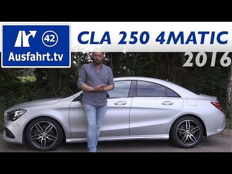 2016 Mercedes-Benz CLA 250 4MATIC Coupé (C117 Mopf) - Fahrbericht der Probefahrt, Test, Review