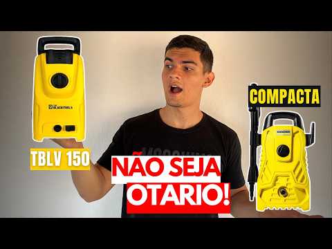 Qual Escolher? Karcher Compacta ou Lavadora The Black Tools TBLV150 | Comparativo Completo