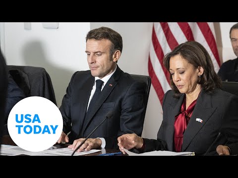 Kamala Harris, Emmanuel Macron discuss space efforts during DC visit USA TODAY