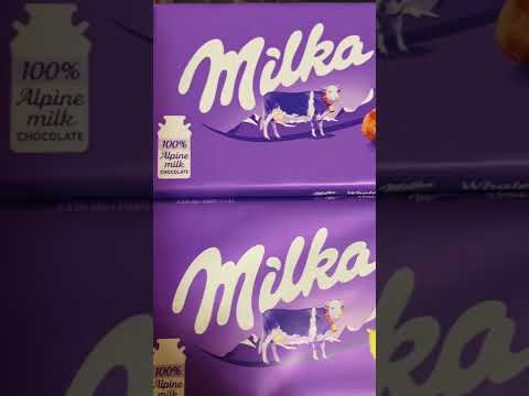 Most Satisfying Milka Hazelnut Chocolate Bar from Germany