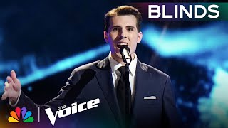 Edward Preble Is Cool, Calm and Collected Covering "Luck Be a Lady" | Voice Blind Auditions | NBC
