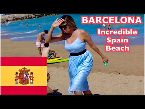 Barcelona Spain, Beach Walk, Incredible Summer 2022