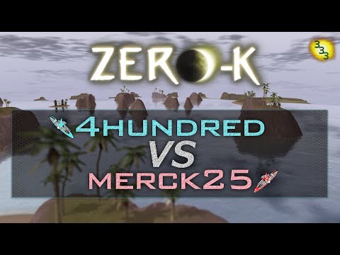 2019/06/15 #3: 4hundred(Sea) vs merck25(Sea) on Izki Channel - Zero-K
