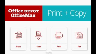 Office Depot Print and Copy Self Service Printer