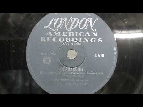 Pat Boone: Bernardine. (1957).