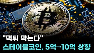 먹튀 막는다…스테이블코인 자기 자본, 5억→10억 상향
