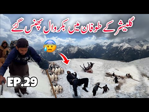 😰 Facing Deadly Storm in Glacier | Travelling With Bakarwal in Kashmir Episode 29