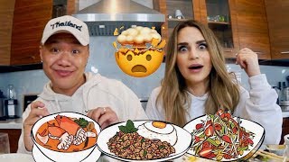 Muk Bang: Blowing Rosanna Pansino's Mind with Thai Food #ETN4 video
