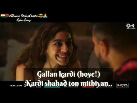 Gallan Kardi Lyric Song Video - Jawaani Jaaneman