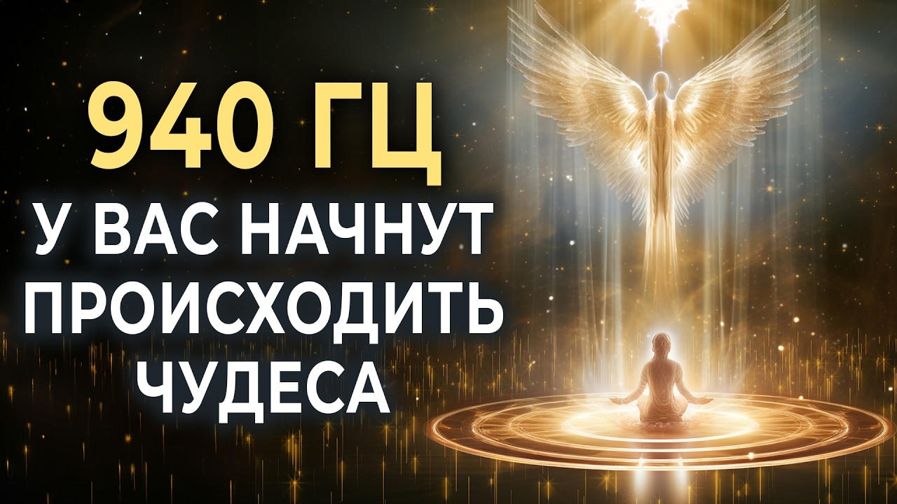 Miracles will begin to happen for you 940 Hz | Turn on divine energy for healing and miracles
