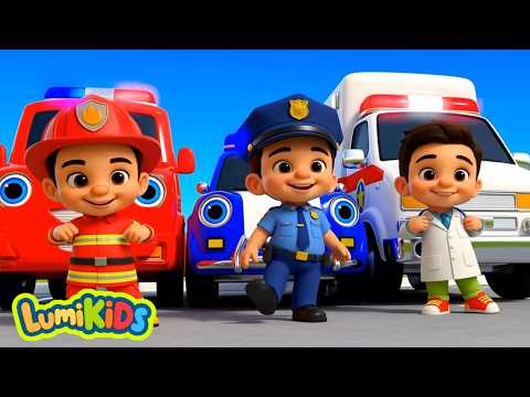 Cantecul Meseriilor 🧑‍🚒Pompier 👮Politist🧑‍⚕️Doctor | Cantec Copii