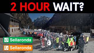We Ended Up In Europe’s Worst Lift Line… Full Sellaronda Experience