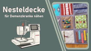 Nesteldecke für Demenzkranke nähen