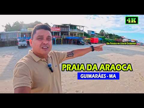 PRAIA DE ARAOCA  |  Guimarães Maranhão - 4K