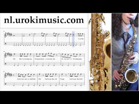 Altsaxofoon Leren Spelen OneRepublic - Counting Stars Altsaxofoonles Deel#2 Studie Klasse