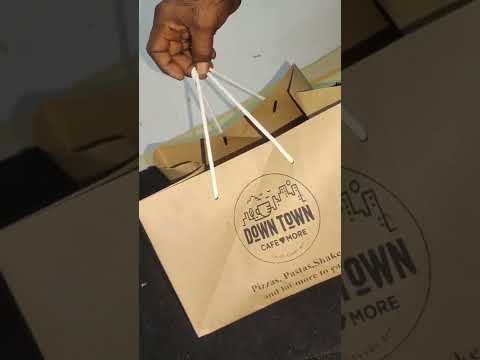 Brown paper food bag, capacity: 2kg