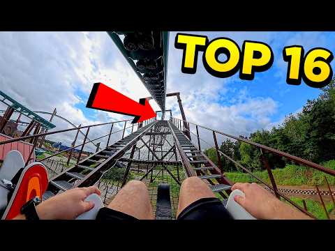 TOP 16 FASTEST ROLLER COASTERS IN POLAND | 2025 EPIC SMOOTH POV RIDES