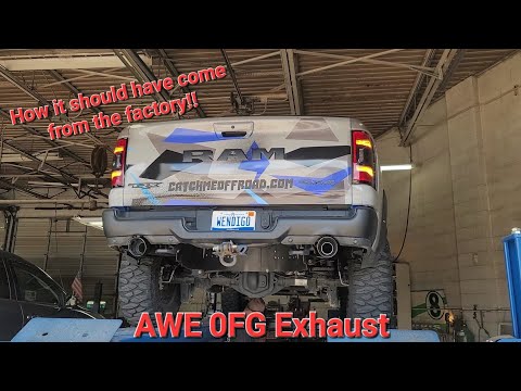 AWE Exhaust Install on Ram TRX!