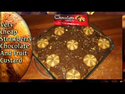 Custurd |fruit custerd |chocolat |howto @cookwithfozianasir6606