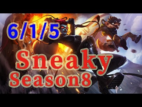 C9 Sneaky Twitch ADC vs Varus Patch 8.2
