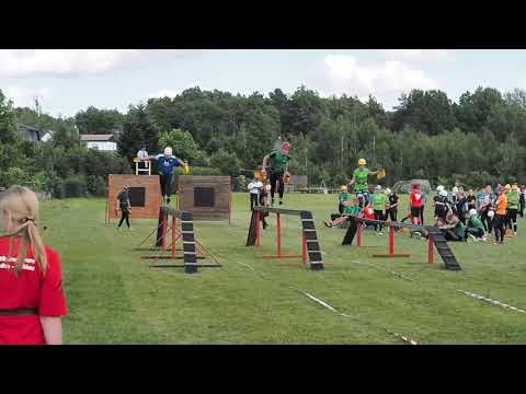 100m Hindernisbahn Feuerwehrsport Taura 2017 Johannes Schubert