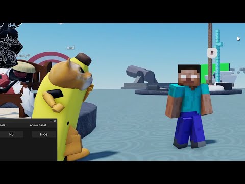 Roblox Exploiting - HEROBRINE Trolling at Mic Up