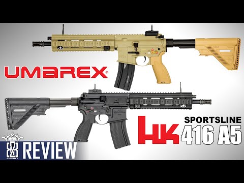 Umarex Cyma HK416 A5 🇩🇪 Sportsline SAEG Airsoft Review Deutsch