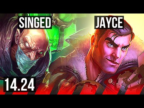 SINGED vs JAYCE (TOP) | KR Grandmaster | 14.24