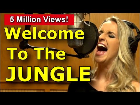 Gabriela Gunčíková - How To Sing Guns n' Roses - Axl Rose - Welcome To The Jungle cover- Ken Tamplin Video