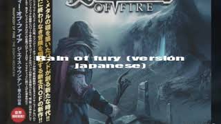 Rhapsody of fire - Rain Of Fury (japanese versión) 2019