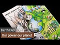 Earth Day poster.Earth day poster drawing for competition.Our power our planet poster drawing