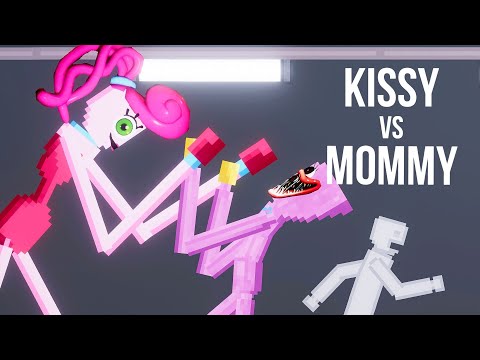 Kissy Missy helps people escape from Mommy Long Legs - People Playground