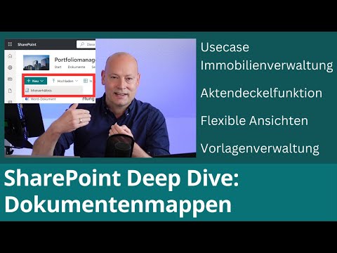 YouTube-Video zu: Dokumentenmanagement mit SharePoint Dokumentenmappen (Document Sets)
