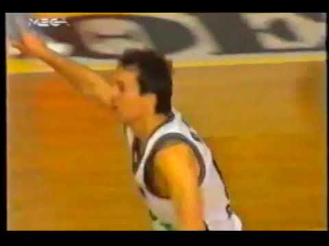 Άρης ΠΑΟΚ 65 74 Aris PAOK 1991 Prelevic Korfas Barlow Papahronis Boudouris
