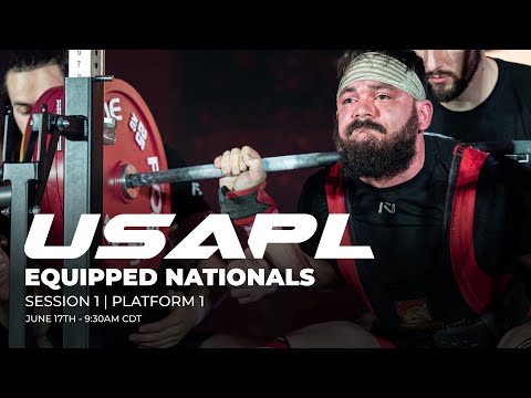 2023 USA Powerlifting Equipped Nationals - Session 1 Platform 1