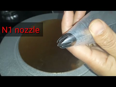 How to use N1 nozzle |  N1 nozzle से रोज बनाना सीखें। N1 nozzle design for cake