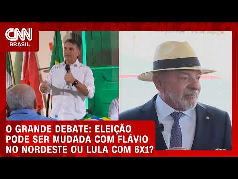 Lula com 6×1 ou Flávio no Nordeste: O que muda eleição? | O GRANDE DEBATE